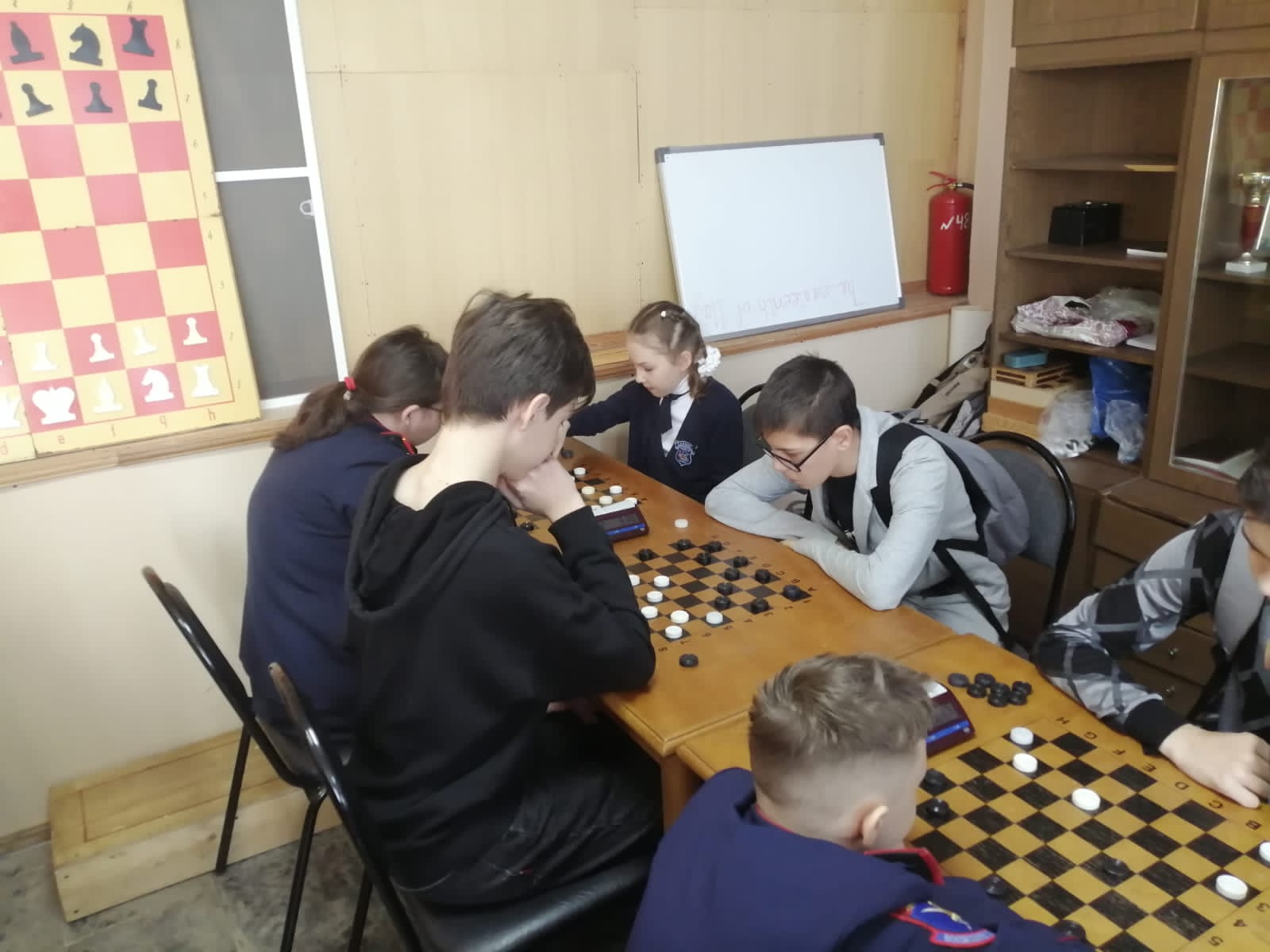 В Саранске прошли соревнования по шашкам в рамках Спартакиады среди общеобразовательных организаций