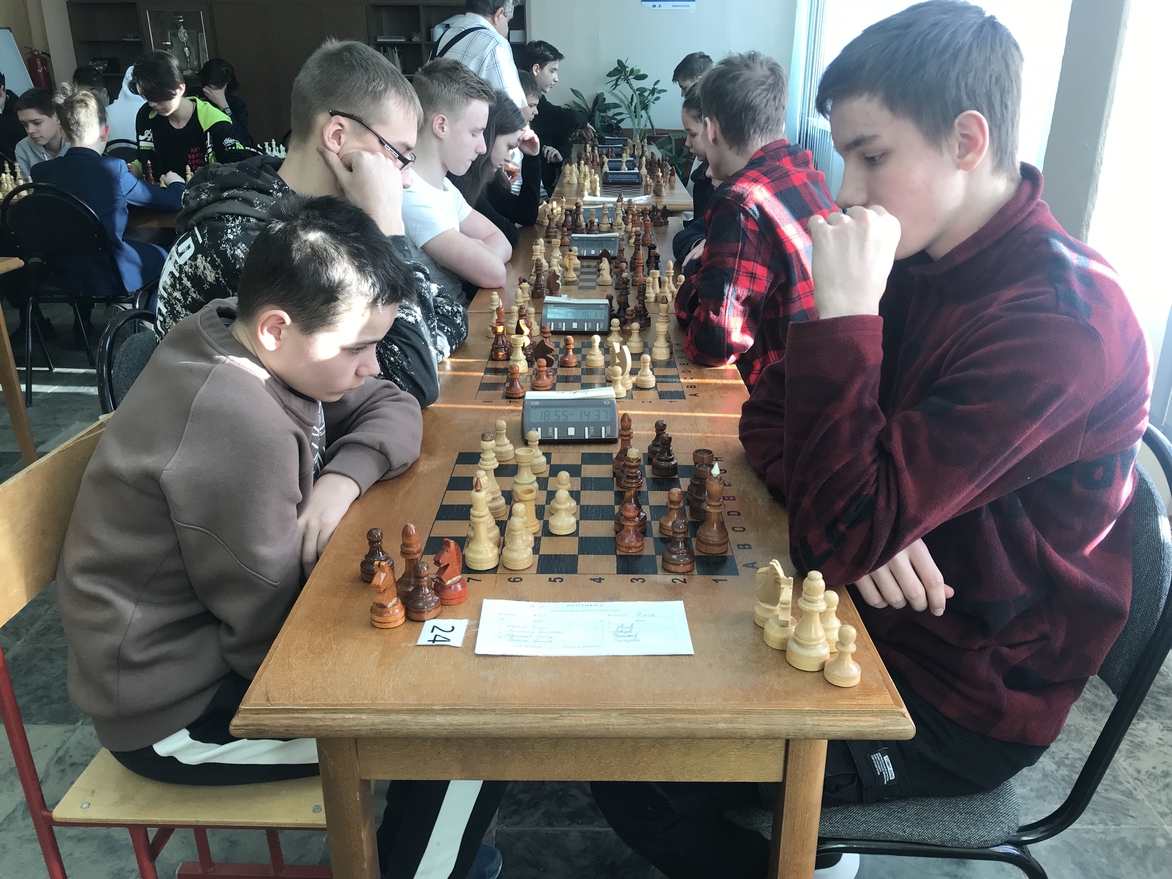 В  Саранске состоялись районные соревнования по шахматам в рамках проведения Спартакиады муниципальных общеобразовательных организаций