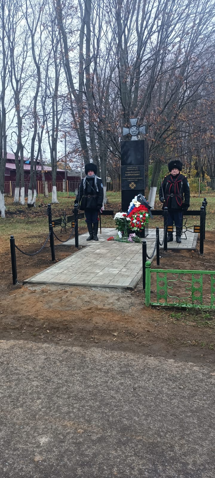 В Саранске состоялось открытие памятника георгиевскому кавалеру Андрею Васильевичу Лаврентьеву