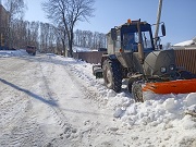 В уборке снега с улиц Саранска 17 марта задействовано 55 единиц техники и 1145 дворников