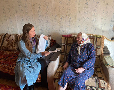 С 95-летним юбилеем поздравили жительницу Ленинского района
