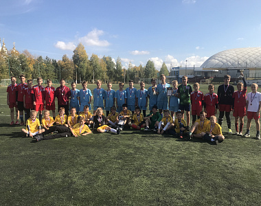 В Саранске состоялись финальные игры первенства городского округа Саранск по футболу в рамках Спартакиады муниципальных общеобразовательных организаций