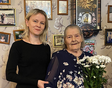 В Саранске Ветерана Великой Отечественной войны, труженицу тыла поздравили с 95-ти летним юбилеем