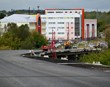 В Саранске по нацпроекту «Безопасные качественные дороги» проводится ремонт моста по ул. Титова